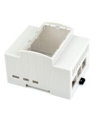 WaveShare ABS-kabinet til DIN-skinne for Raspberry Pi 5, stort indvendigt rum