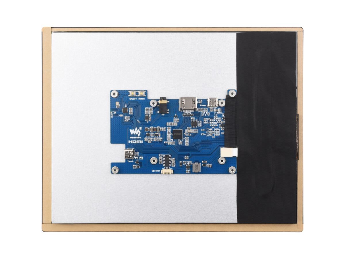 WaveShare 9,7 Zoll Kapazitiver Touch Display 768x1024 IPS Panel HDMI Verstærket Glaspanel 10-Punkt Touch