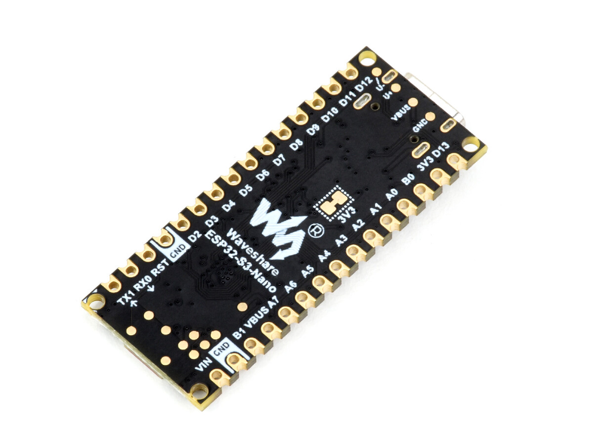 WaveShare ESP32-S3-Nano Udviklingskort (ESP32-S3R8) Kompatibel med Arduino Nano ESP32