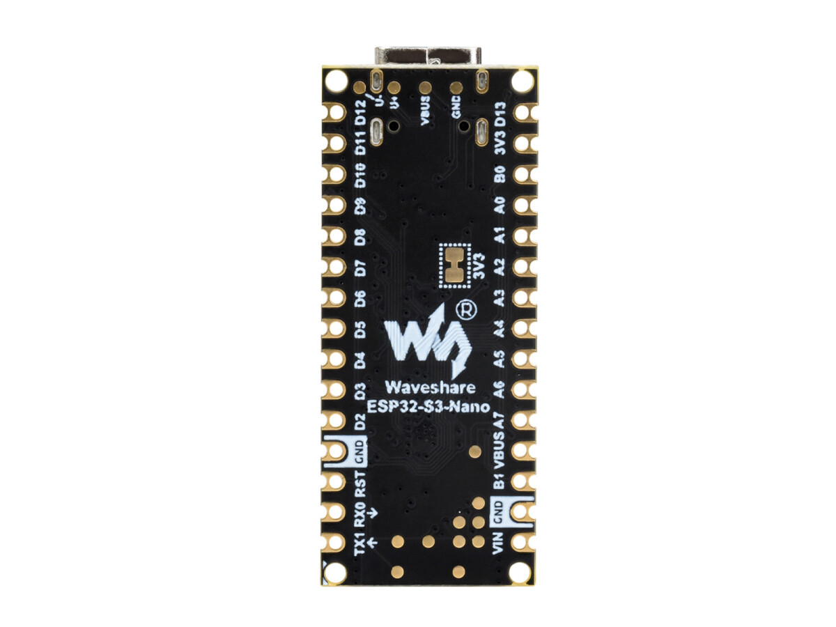 WaveShare ESP32-S3-Nano Udviklingskort (ESP32-S3R8) Kompatibel med Arduino Nano ESP32