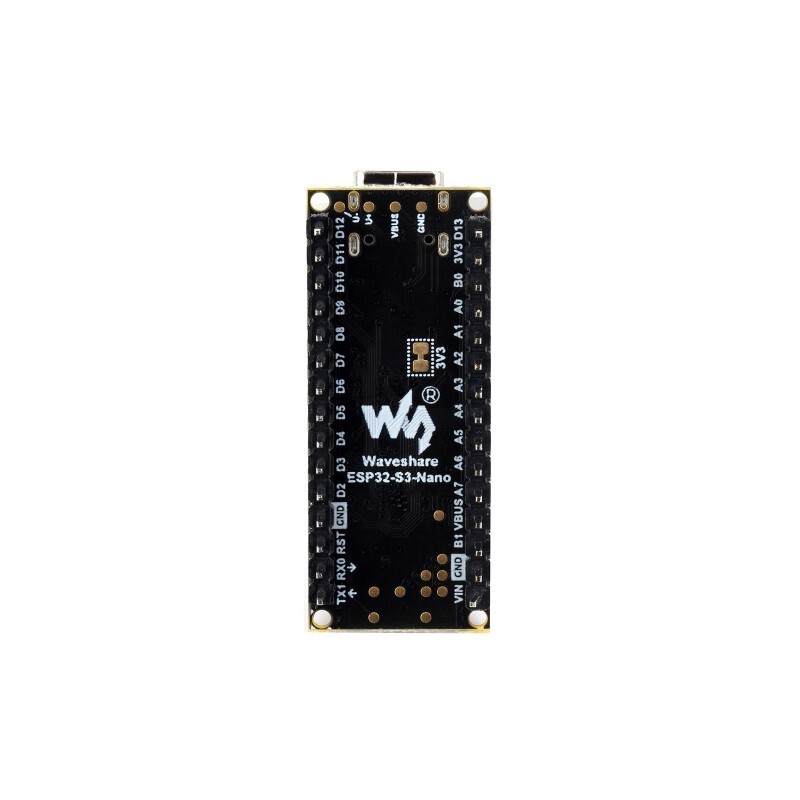 WaveShare ESP32-S3-Nano Udviklingskort (ESP32-S3R8) Uforsyet. Kompatibel med Arduino Nano ESP32