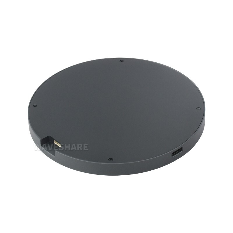 WaveShare 3,4 Zoll USB-Monitor 800x800 Grau mit Musikspektralanalysefunktion