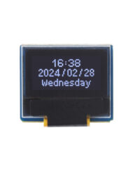 WaveShare 0,49 Zoll OLED-displaymodul 64x32 I2C hvid på sort