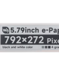 WaveShare 5,79 Zoll E-Paper rå display 792x272 sort/hvid E-Ink SPI