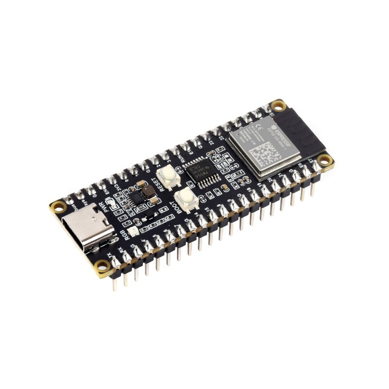 WaveShare ESP32-C6 Mikrocontroller WiFi 6 Udviklingskort – Forudmonteret