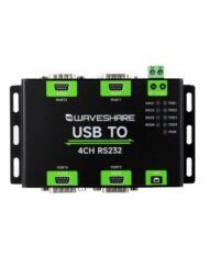 WaveShare Industrielt isoleret USB til 4CH RS232 (hunport) converter (FT4232HL) USB til seriel adapter
