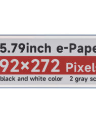 WaveShare 5,79 Zoll E-Paper Modul (B) 792x272 E-Ink Display Rød/Sort/Hvid SPI