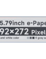 WaveShare 5,79 Zoll E-Paper Display Modul 792x272 Sort/Hvid E-Ink display SPI Interface