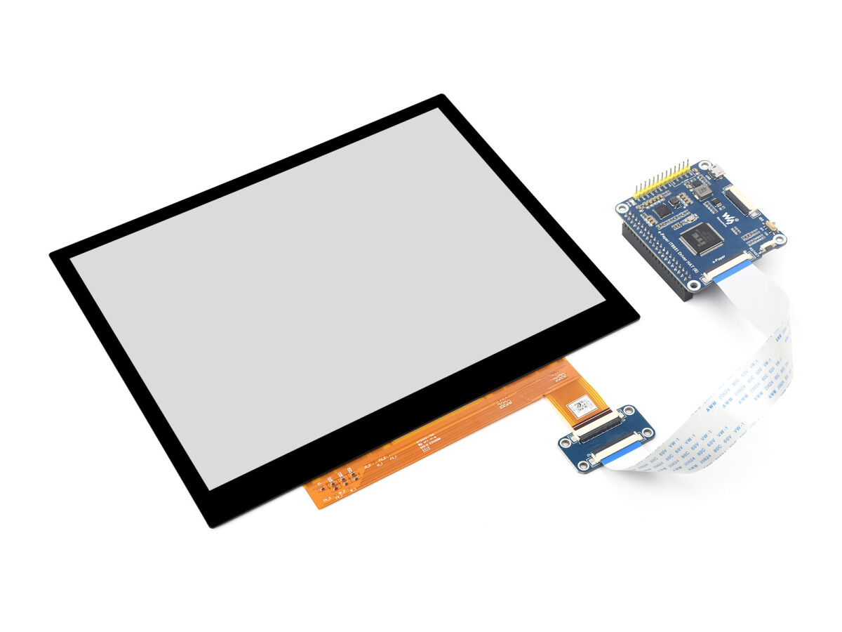WaveShare 10,3 Zoll E-Paper E-Ink Display (G) 1872x1404 Schwarz/Weiß mit Adapterplatine