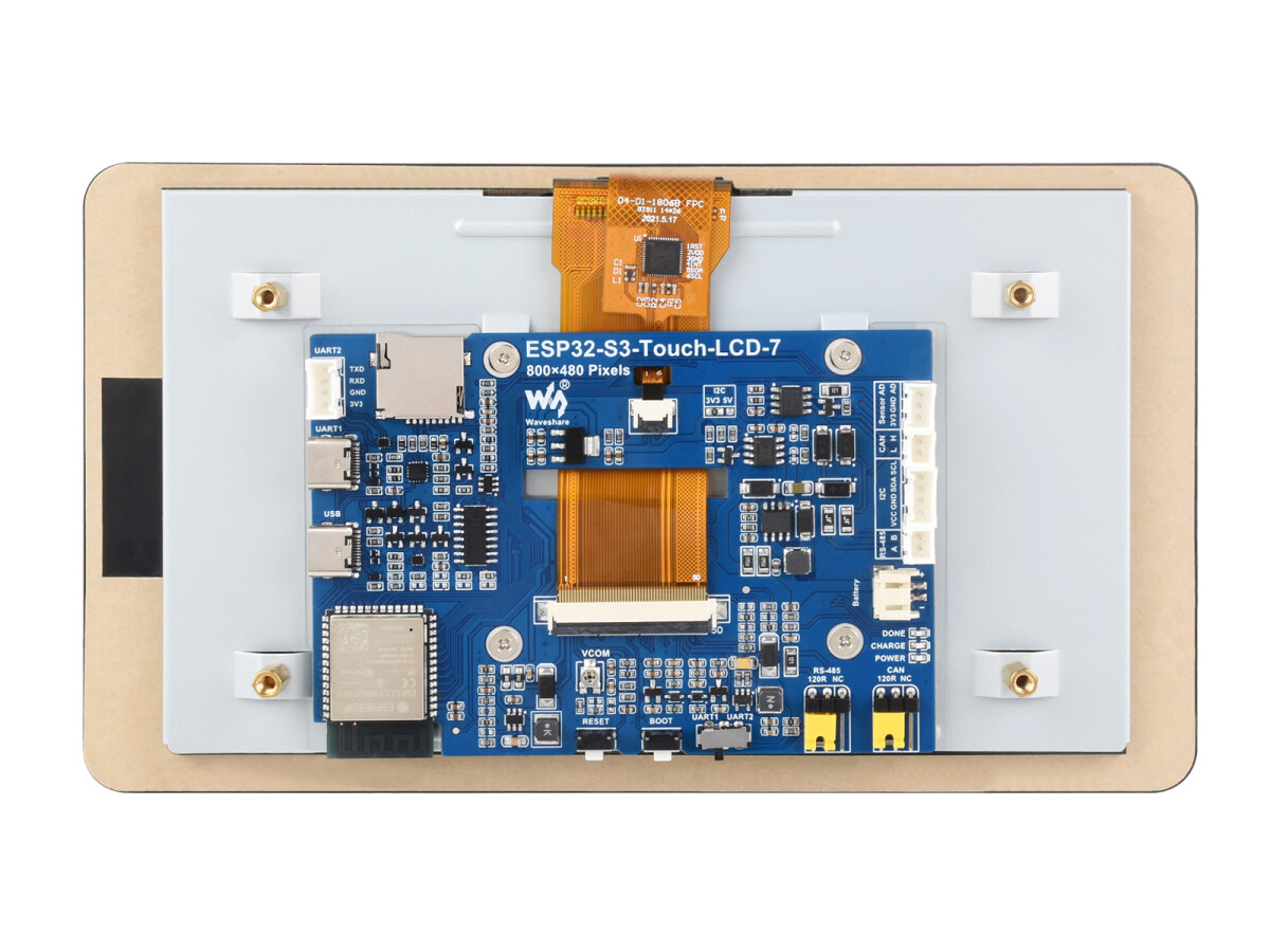 WaveShare ESP32-S3 7 Zoll Touch-LCD Udviklingskort (ESP32-S3N8R8)