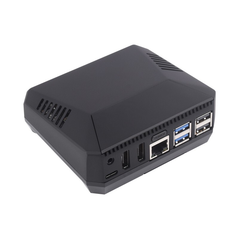 WaveShare Argon ONE V3 Aluminiumkasse til Raspberry Pi 5 med M.2 NVMe udvidelsesplads
