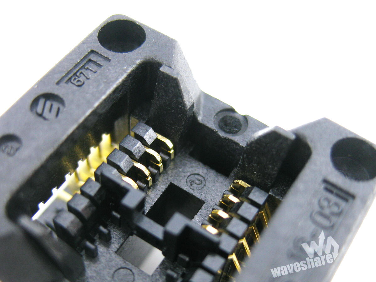 Enplas OTS-8(16)-1.27-03 SOP Test & Burn-in Sockets