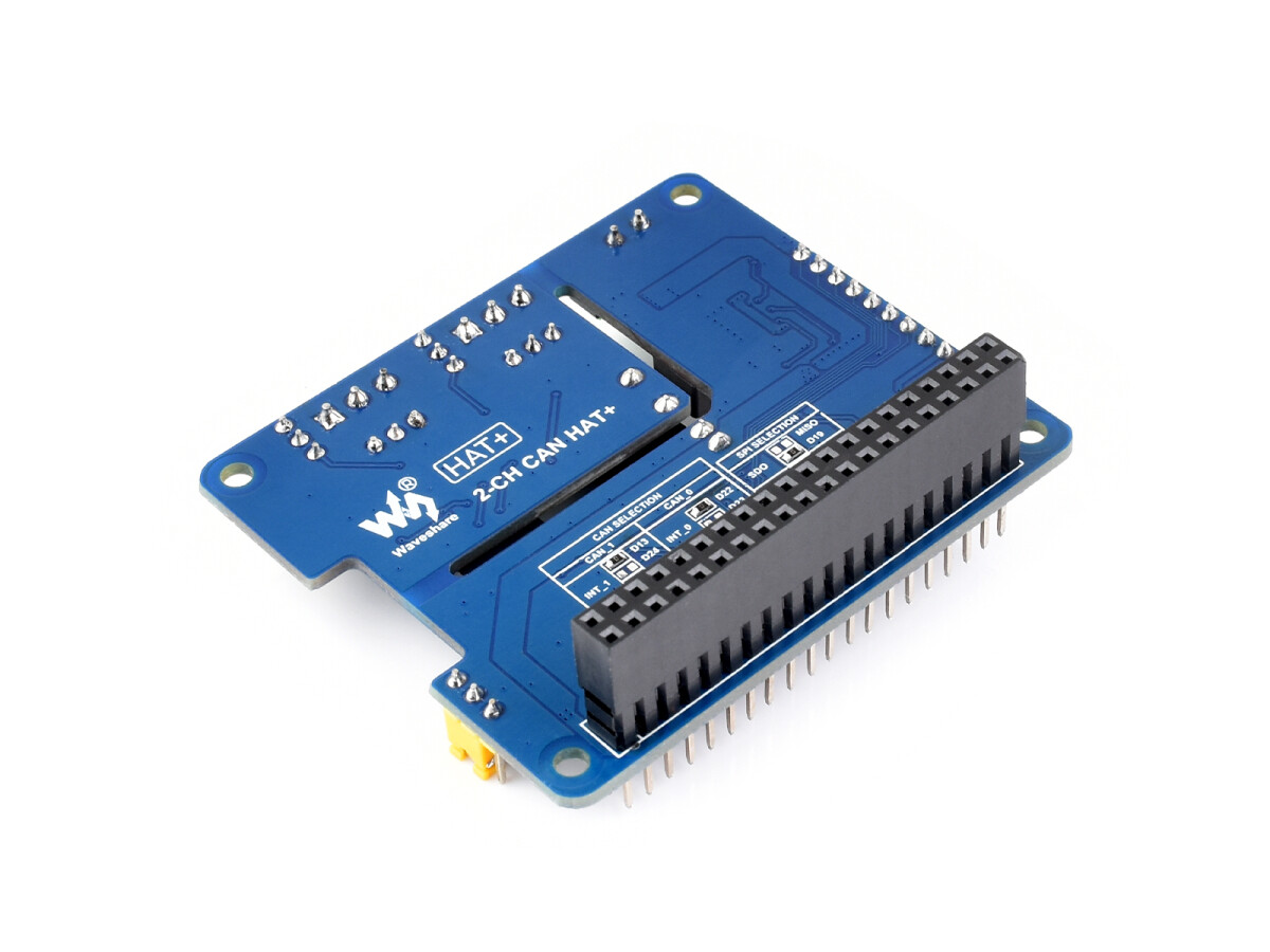 WaveShare 2CH Isoleret CAN Bus Udvidelses-HAT til Raspberry Pi