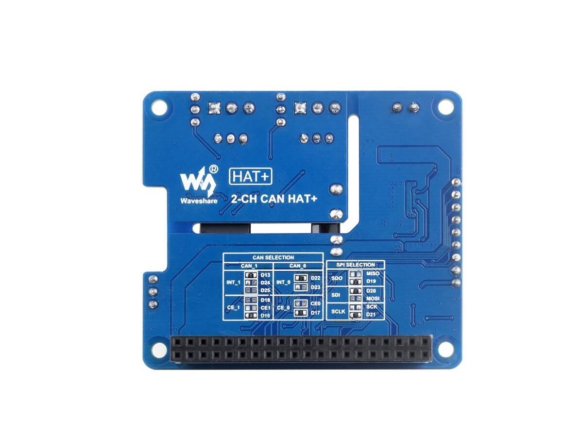 WaveShare 2CH Isoleret CAN Bus Udvidelses-HAT til Raspberry Pi