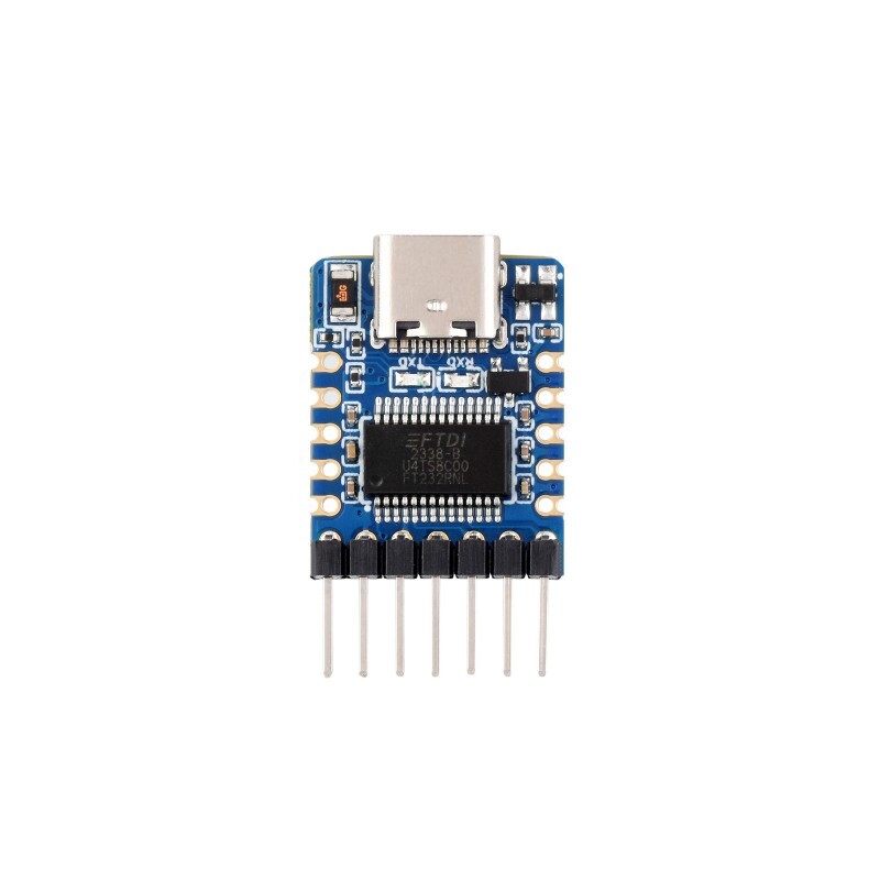 WaveShare USB til UART (TTL) Mini Kommunikationsmodul, forudmonteret