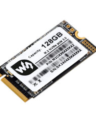 WaveShare SK M2 NVME 2242 128GB Hurtig Solid State Drive TLC Flash Memory