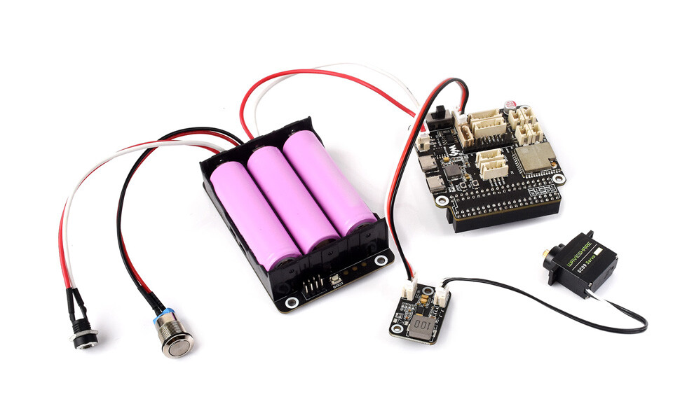 WaveShare Seriebus Servomotor DC Buck-adapter Mini Modul 7,2V Buck-regulator