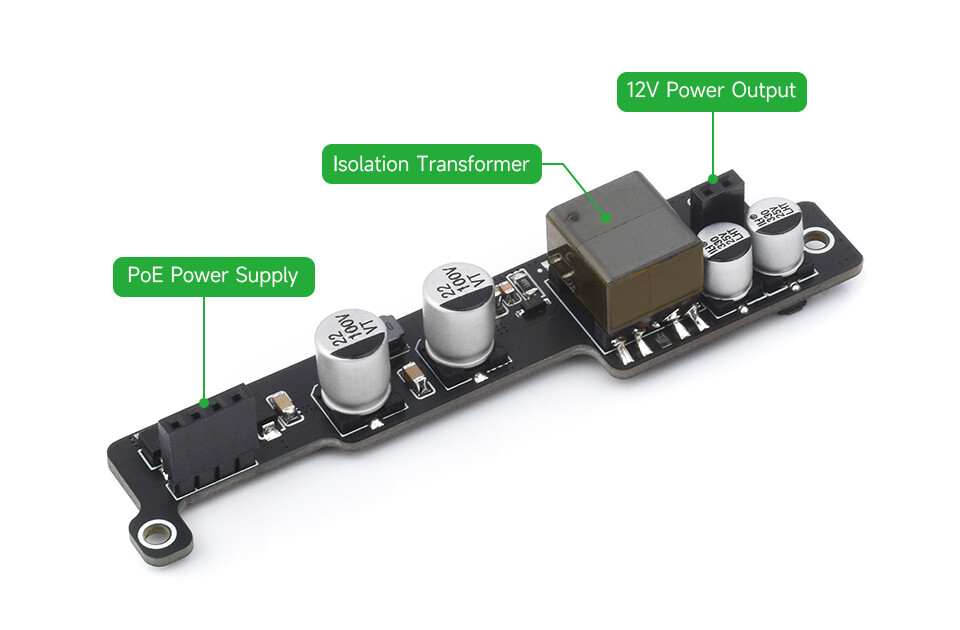 WaveShare PoE udvidelseskort til NVIDIA Jetson Orin Nano/NX