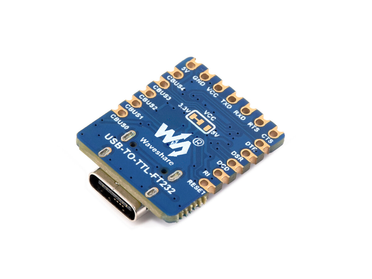 WaveShare USB til UART (TTL) Mini Kommunikationsmodul