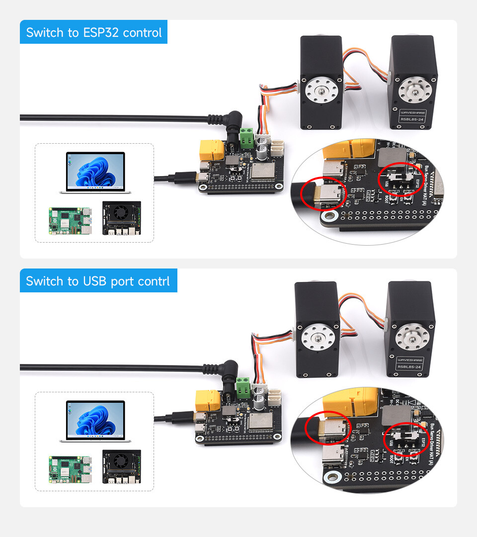 Waveshare Bus Servo Driver HAT (A)
