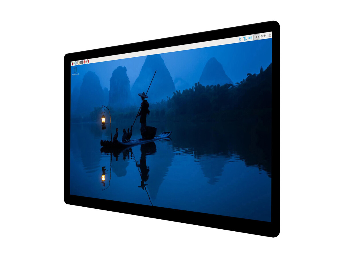 WaveShare 18,5 Zoll Kapazitiver Touch-Display 1920x1080 Full HD Kompatibel med Raspberry Pi Jetson Nano PC