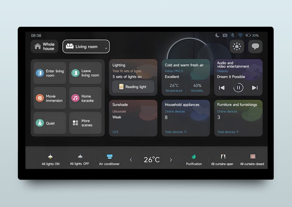 WaveShare 18,5 Zoll Kapazitiver Touch-Display 1920x1080 Full HD Kompatibel med Raspberry Pi Jetson Nano PC
