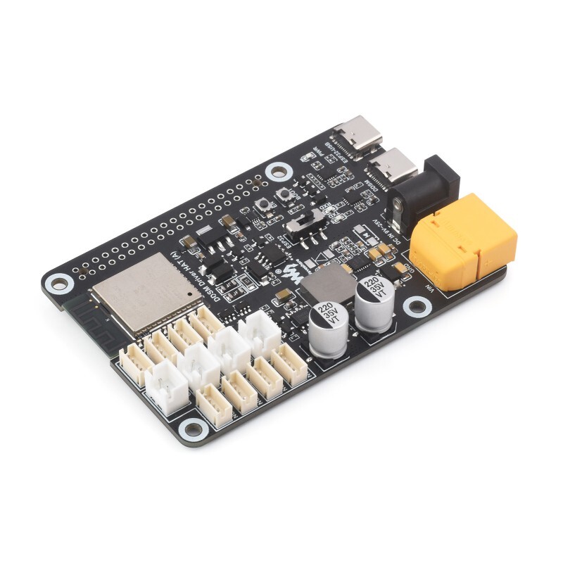 Waveshare DDSM Driver HAT Direkte Servomotor Driver Bord, integrerer ESP32 og kontrolkredsløb