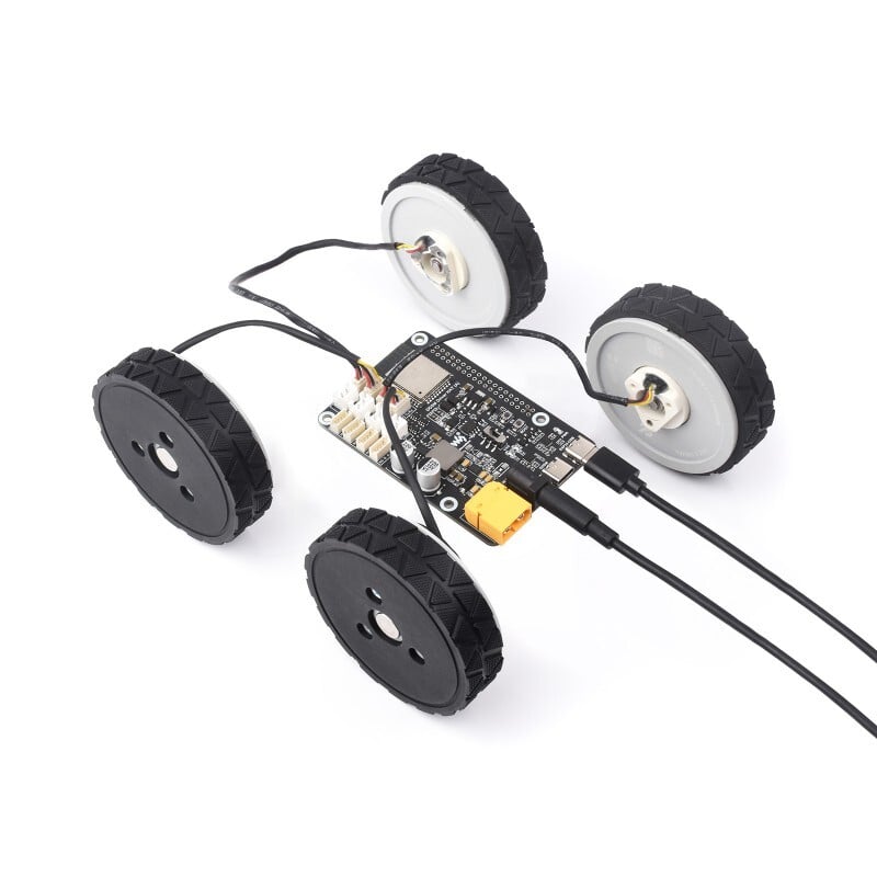 Waveshare DDSM Driver HAT Direkte Servomotor Driver Bord, integrerer ESP32 og kontrolkredsløb