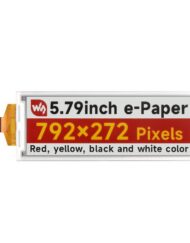 WaveShare 5,79 Zoll E-Paper Display (G) 792x272 Rohdisplay SPI-Interface Rot/Gelb/Schwarz/Weiß