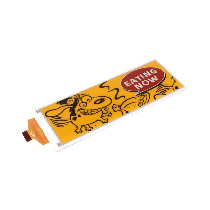 WaveShare 5,79 Zoll E-Paper Display (G) 792x272 Rohdisplay SPI-Interface Rot/Gelb/Schwarz/Weiß