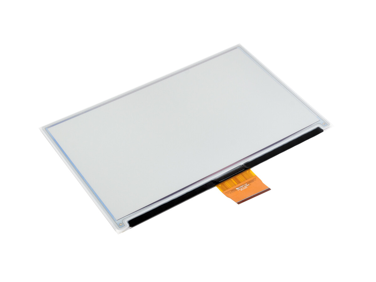 WaveShare 7,3 Zoll 6-farvet E-Paper Display 800x480 med Driver HAT SPI