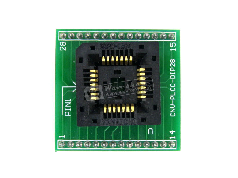Yamaichi PLCC28 TO DIP28 IC programmeringsadapter til PLCC28-emballage