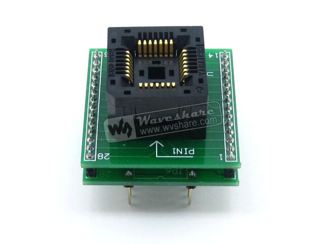 Yamaichi PLCC28 TO DIP28 IC programmeringsadapter til PLCC28-emballage