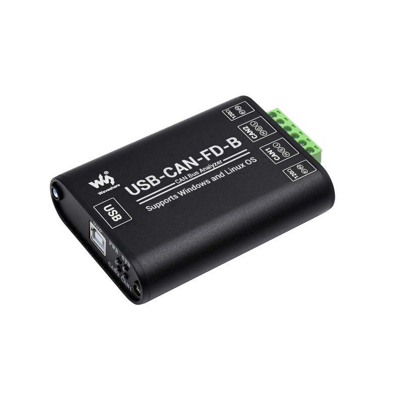 Waveshare Industrielle CAN/CAN FD Bus Datenanalysator, USB zu CAN FD Adapter, Unterstützung for Windows og Linux