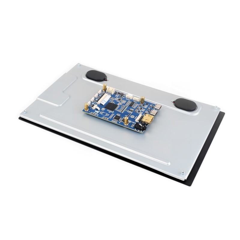 Waveshare 10,1 Zoll kapacitiv berøringsskærm, 1920×1200, optisk limet hård glas, HDMI-interface, IPS, 10-punkts touch