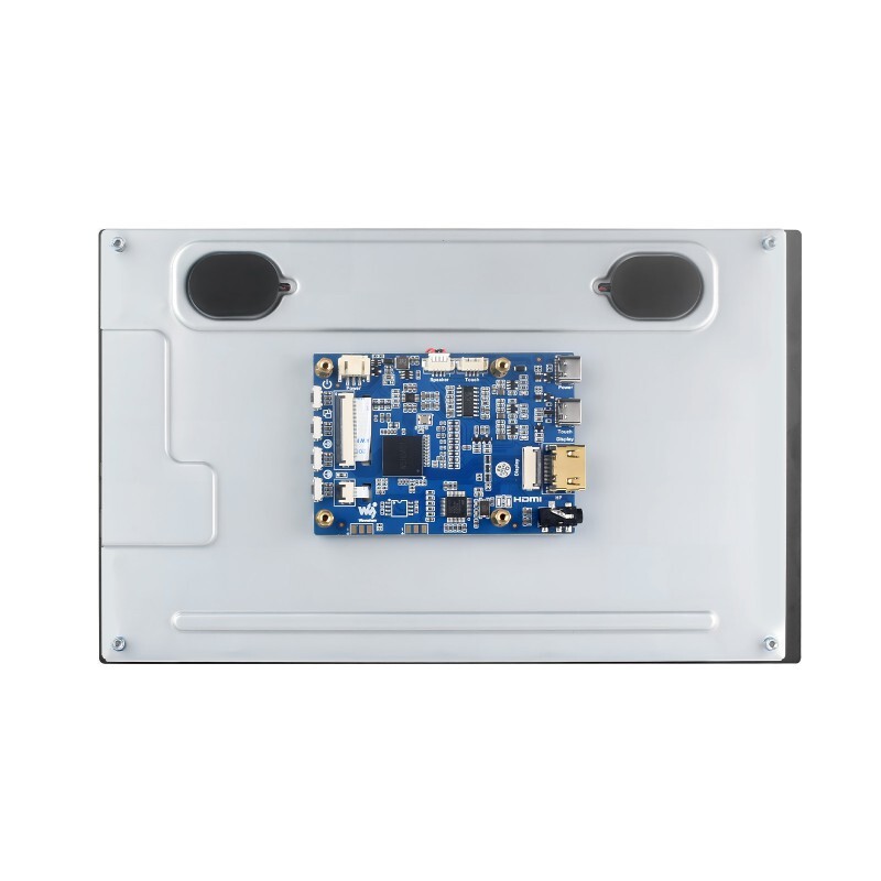Waveshare 10,1 Zoll kapacitiv berøringsskærm, 1920×1200, optisk limet hård glas, HDMI-interface, IPS, 10-punkts touch