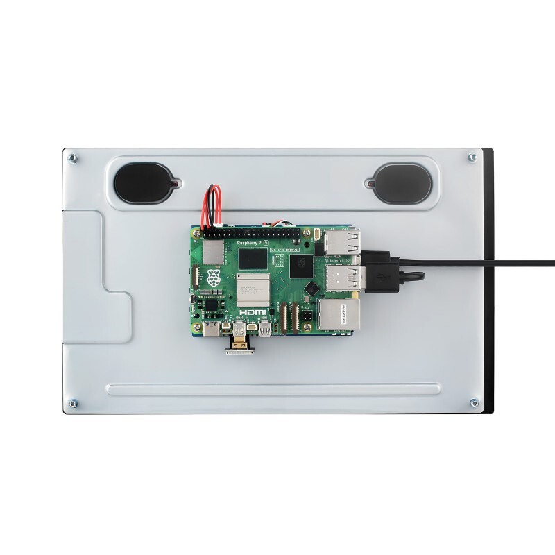 Waveshare 10,1 Zoll kapacitiv berøringsskærm, 1920×1200, optisk limet hård glas, HDMI-interface, IPS, 10-punkts touch
