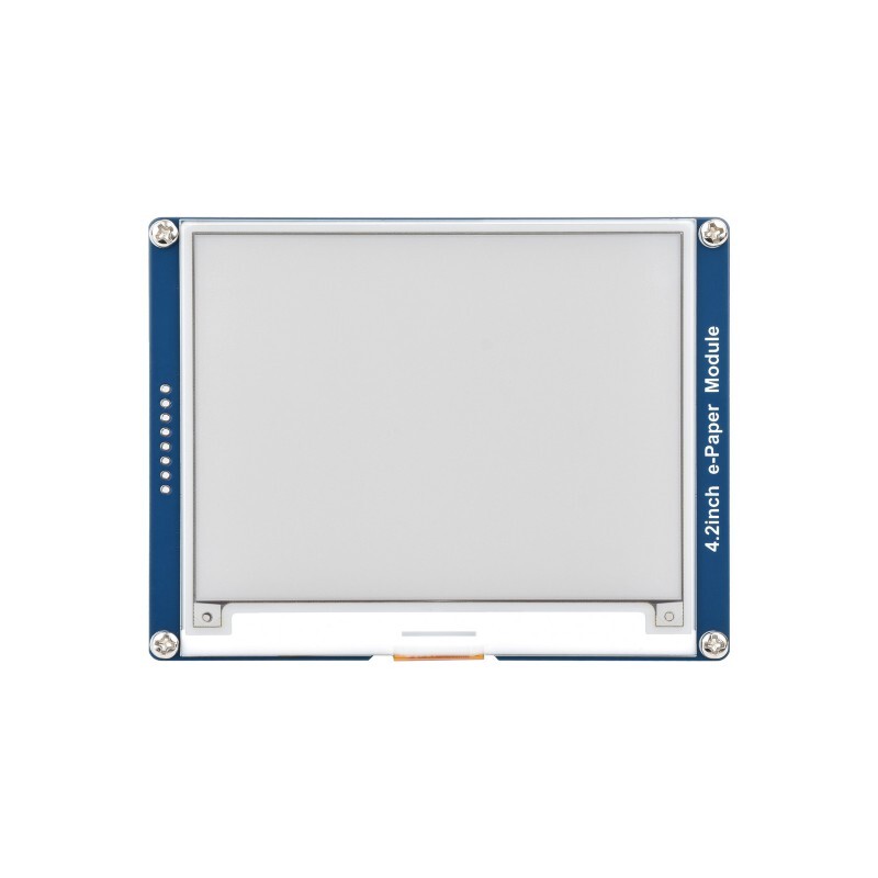 Waveshare 4,2 Zoll e-Paper Display (G), 400x300, Rød/Gul/Sort/Hvid, SPI-interface