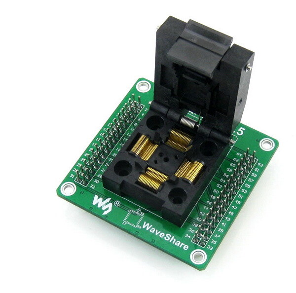 Yamaichi GP-QFP64-0.5 IC Test Socket Programmeringsadapter