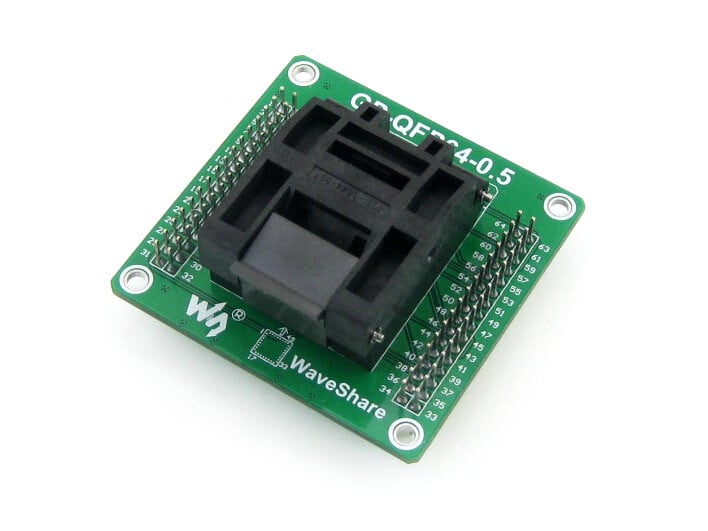 Yamaichi GP-QFP64-0.5 IC Test Socket Programmeringsadapter