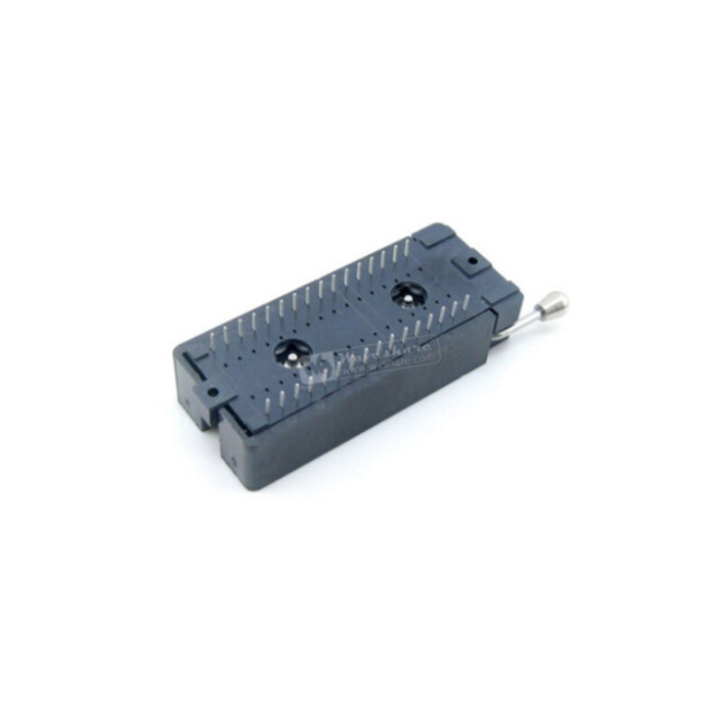 WaveShare DIP 32 Pin ZIF Stik (ARIES Sort) Test- og Brændestik