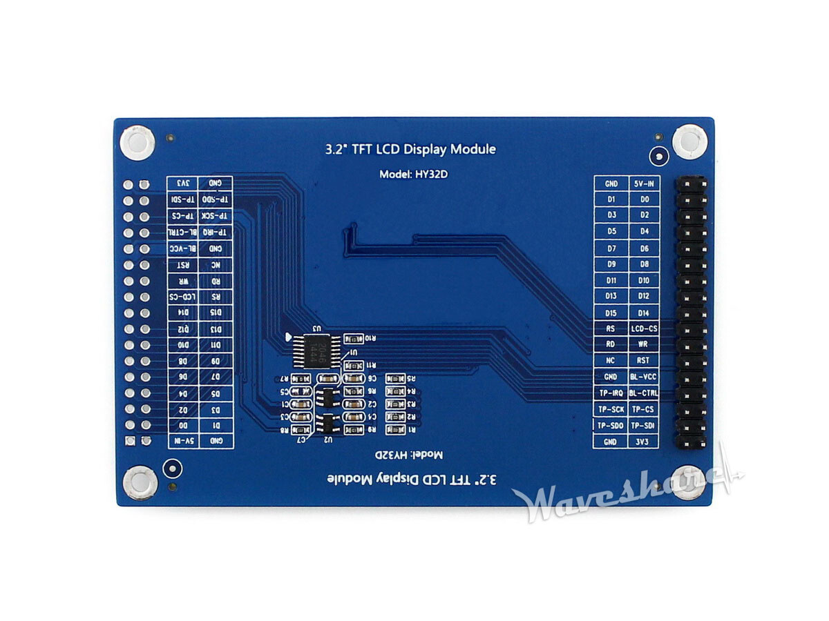 Waveshare 3,2 Zoll 320x240 LCD TFT-display med touchpanel