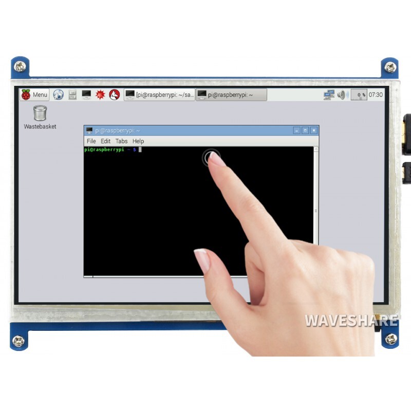 Waveshare 7 zoll Kapazitiver Touchscreen LCD (B) 800x480 HDMI Schnittstelle