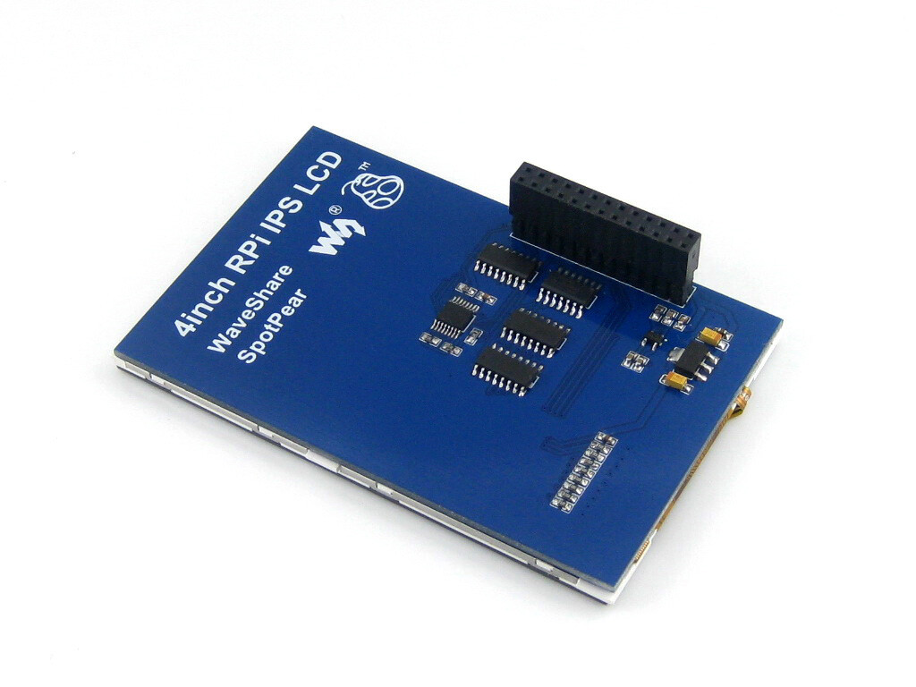 Waveshare 4-toms LCD-display 480x320 resistiv berøringsskærm til Raspberry Pi