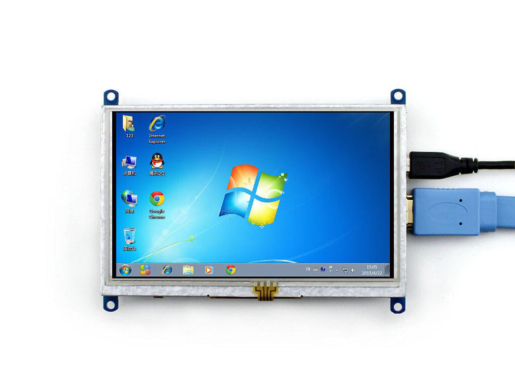 Waveshare 5 zoll Raspberry Pi Display 800x480 resistent Touchscreen LCD HDMI