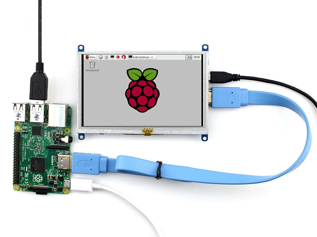 Waveshare 5 zoll Raspberry Pi Display 800x480 resistent Touchscreen LCD HDMI