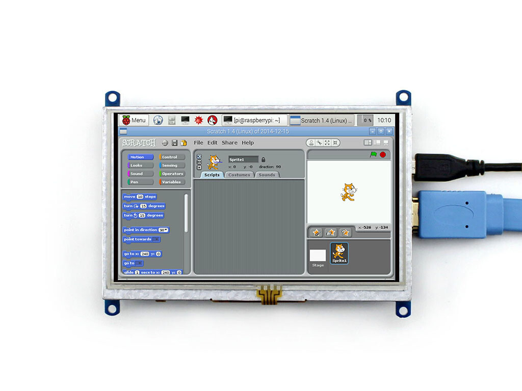 Waveshare 5 zoll Raspberry Pi Display 800x480 resistent Touchscreen LCD HDMI