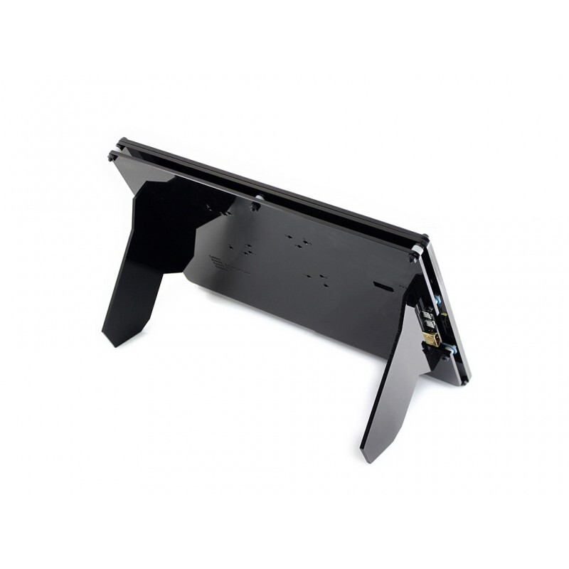 Waveshare 10,1 Zoll Raspberry Pi Display 1280x800 kapacitivt touchskærm HDMI LCD med kabinet IPS