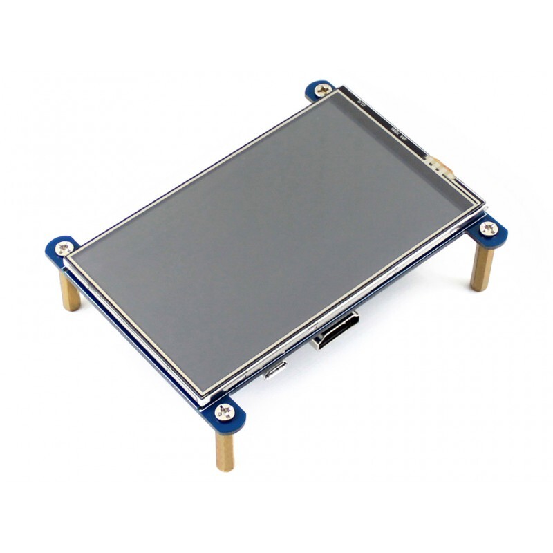 Waveshare 4-toms Raspberry Pi display 800x480 resistent touchskærm LCD HDMI interface IPS