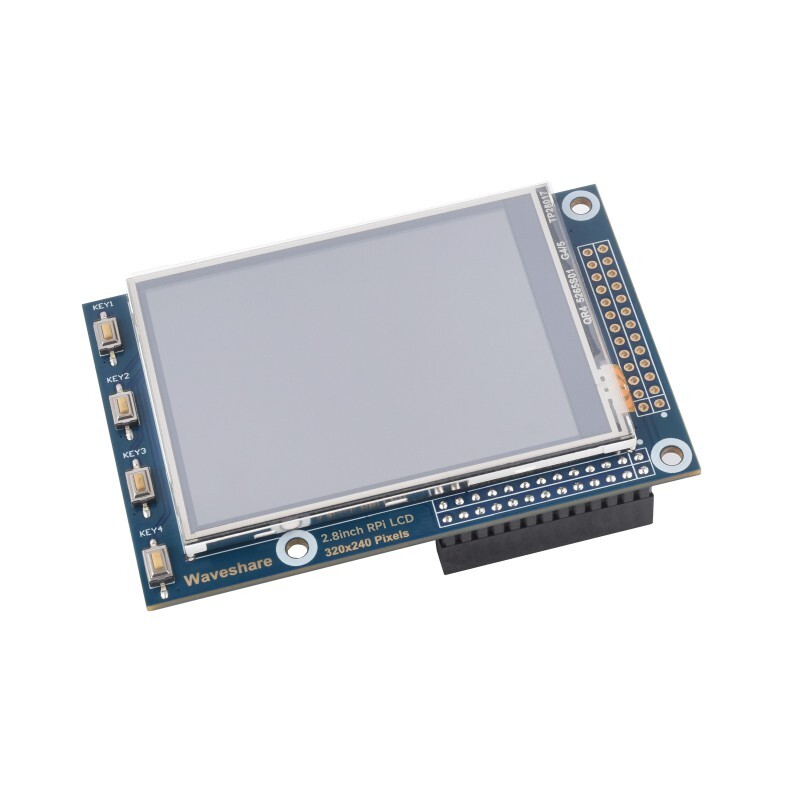 Waveshare 2,8 Zoll Raspberry Pi Display 320x240 Resistivt touchskærm TFT LCD (A)